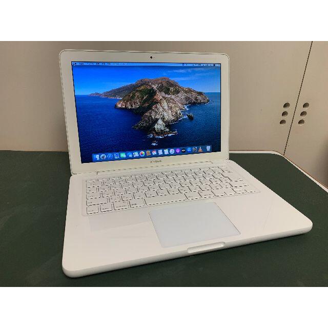 本日限799 MacBook 13白 SSD240 Office Win10付1280×800光沢バッテリー