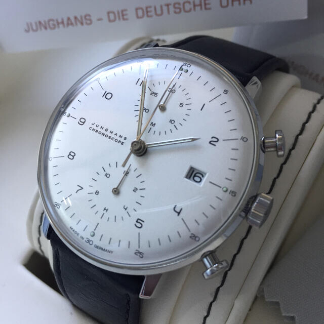 JUNGHANS(ユンハンス)のJunghans max bill chronoscope メンズの時計(腕時計(アナログ))の商品写真