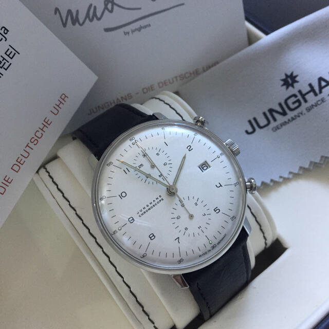 腕時計(アナログ) JUNGHANS - Junghans max bill chronoscope