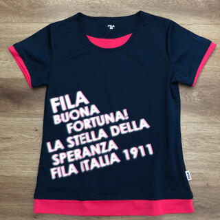フィラ(FILA)のFILA レディースTシャツ　トレーニングウェア(トレーニング用品)