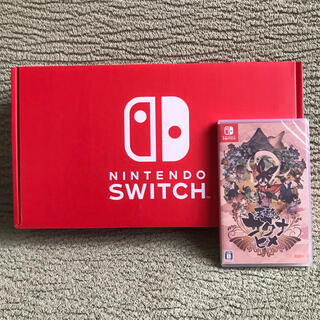 ニンテンドースイッチ(Nintendo Switch)の新品 任天堂 スイッチ Switch 本体 ネオン 天穂のサクナヒメ セット(家庭用ゲーム機本体)