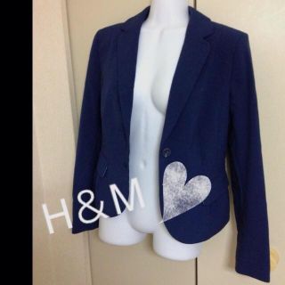 エイチアンドエム(H&M)のH＆M♡秋ジャケット♡送込♡(ノーカラージャケット)