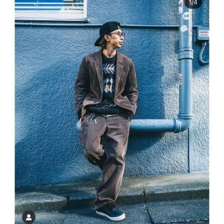 19aw UNIQLOU コーデュロイセットアップ