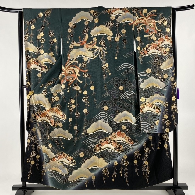 振袖 美品 名品 身丈156.5cm 裄丈63.5cm 正絹-