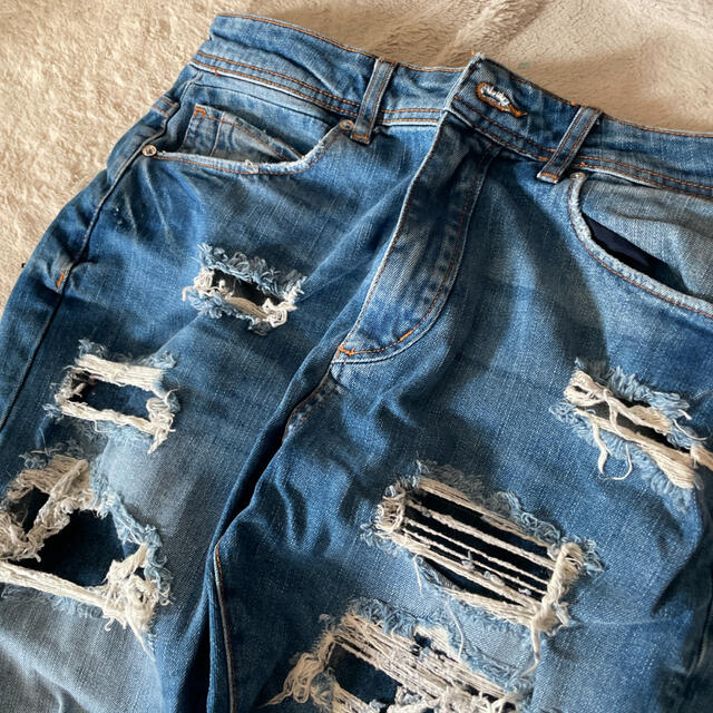 ZARA(ザラ)のZARA ダメージジーンズ メンズのパンツ(デニム/ジーンズ)の商品写真