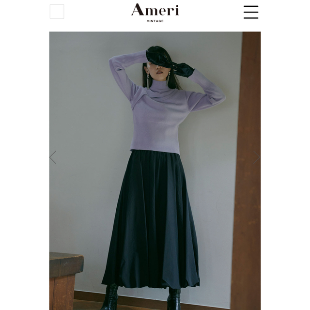 Ameri VINTAGE(アメリヴィンテージ)のLINK UP KNIT TOP  レディースのトップス(ニット/セーター)の商品写真