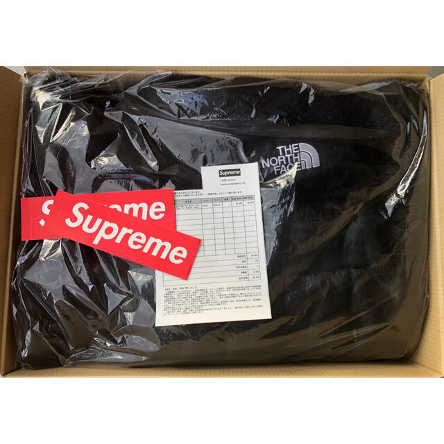 supreme the north face faux fur nuptse