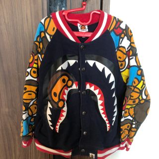 アベイシングエイプ(A BATHING APE)のBAPE KIDS シャーク　パーカー130㎝(ジャケット/上着)