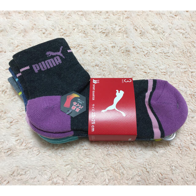 PUMA(プーマ)のPUMA  ソックス  3足セット レディースのレッグウェア(ソックス)の商品写真