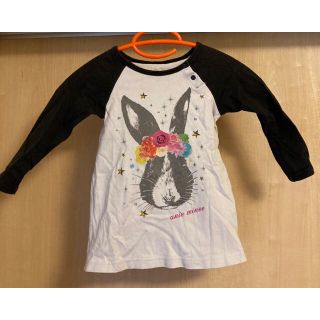 フェリシモ(FELISSIMO)のanie minee うさぎ ロングTシャツ 85〜95(Tシャツ/カットソー)