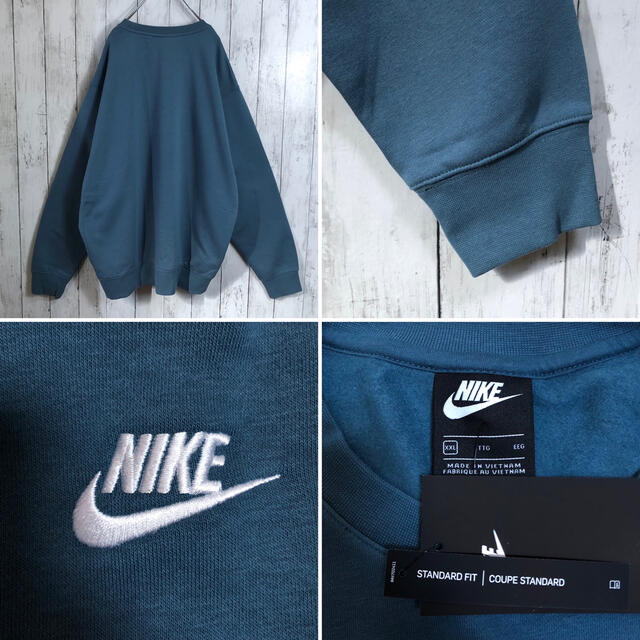 NIKE(ナイキ)の【えぴっく様専用】【海外モデル】 ナイキ 刺繍ロゴ スウェット XXL メンズのトップス(スウェット)の商品写真