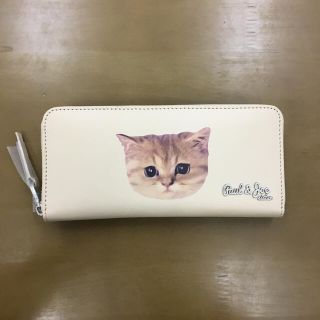 ポールアンドジョー(PAUL & JOE)のポールアンドジョー 革財布 牛革 長財布 ヌネット 猫柄 PAUL & JOE(財布)