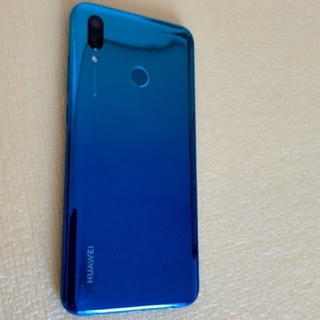 HUAWEI(ファーウェイ)のHUAWEI nova lite3（オーロラブルー） スマホ/家電/カメラのスマートフォン/携帯電話(スマートフォン本体)の商品写真