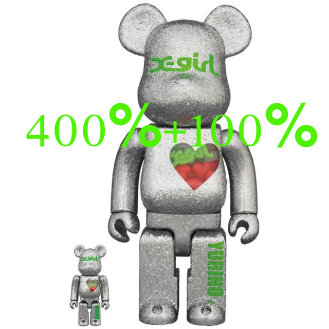 MEDICOM TOY BE@RBRICK xgirl egirls 400%