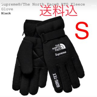 シュプリーム(Supreme)の(送料込)シュプリームノースフェイス RTG Fleece Gloves 黒S(手袋)