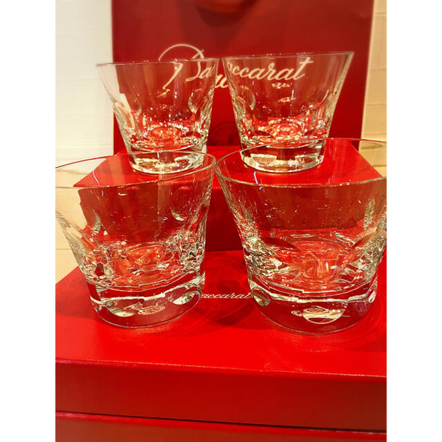 Baccarat バカラ　ロックグラス　新品　4個