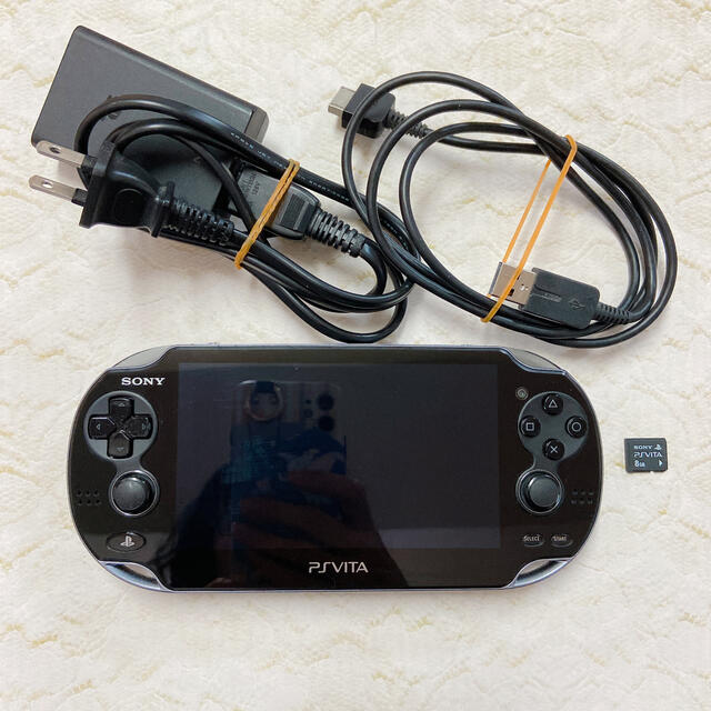 ギフト Vita 美品 PSVITA PCH-1000 Wi-Fi ブラック 8GBメモリーカード ...