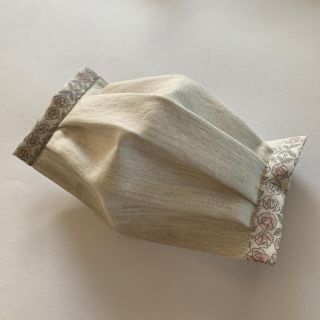 ミナペルホネン(mina perhonen)のインナーマスク ⚮̈オーガニックコットン×スリーピングローズ⚮̈ ライトグレー(その他)