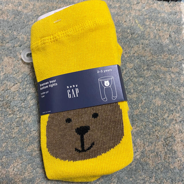 GAP(ギャップ)の新品★ギャップ　くまさんタイツ　2-3★ キッズ/ベビー/マタニティのこども用ファッション小物(靴下/タイツ)の商品写真