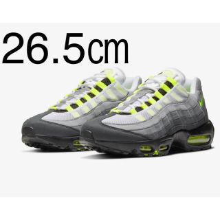 ナイキ(NIKE)の26.5㎝ NIKE AIR MAX 95 OG NEON YELLOW(スニーカー)