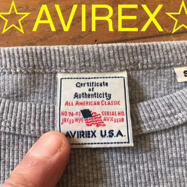 AVIREX(アヴィレックス)のAVIREX ロンT 即購入可☆ メンズのトップス(Tシャツ/カットソー(七分/長袖))の商品写真