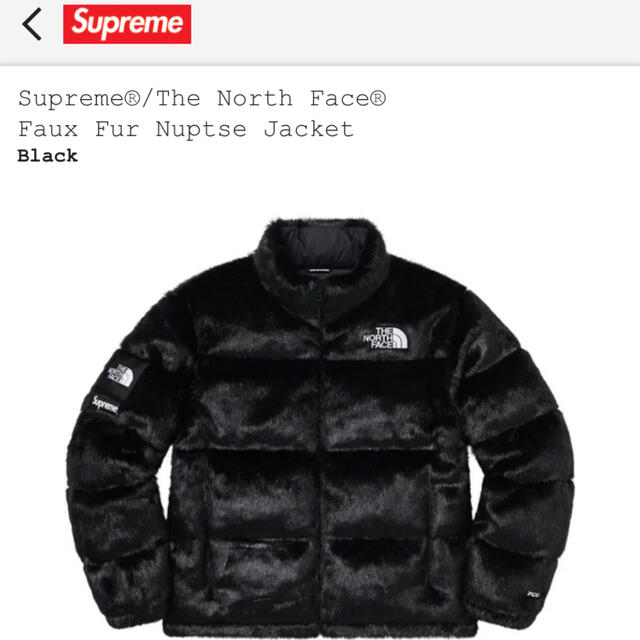 Supreme The North Face Faux Fur Nuptse