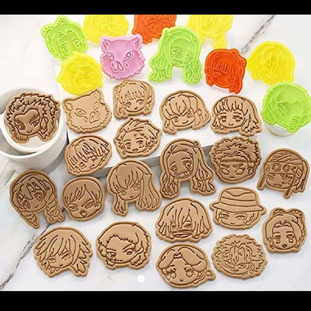 鬼滅の刃 クッキー型 新品未使用 20個セットの通販 by kohana 's shop｜ラクマ