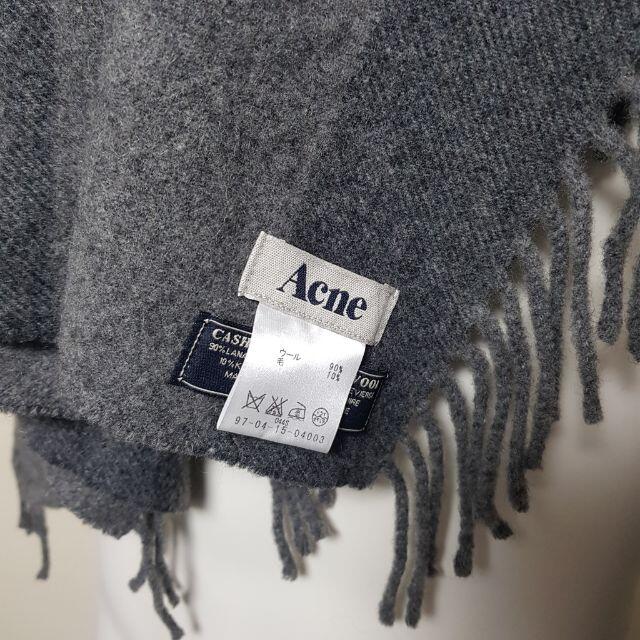 Acne★カシミア混フリンジマフラー