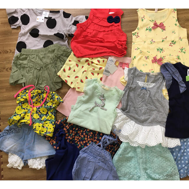 ZARA KIDS(ザラキッズ)の未使用　韓国子供服　女の子　春夏　80 まとめ　17点　セット その他のその他(その他)の商品写真