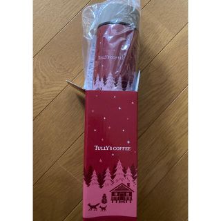 タリーズコーヒー(TULLY'S COFFEE)のタリーズ クリスマス タンブラー スクリューボトル レッド　新品　紗栄子使用(タンブラー)