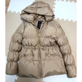 ザラキッズ(ZARA KIDS)のZARA★キャメルダウンコート ダウンジャケット164★女の子(ジャケット/上着)