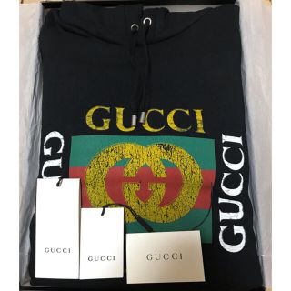 グッチ(Gucci)のファースト様専用 Gucci グッチ ロゴ コットン スウェットシャツ パーカー(パーカー)