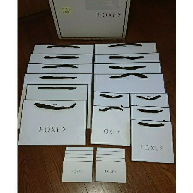 FOXEY(フォクシー)の《ご専用》FOXEY ショップ袋 ショッパー＆封筒 エンベロープセット レディースのバッグ(ショップ袋)の商品写真