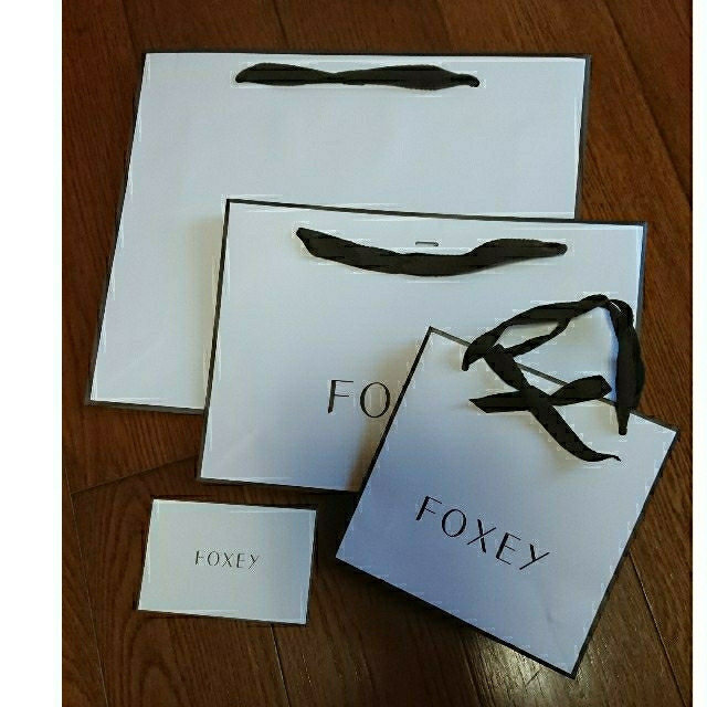 FOXEY(フォクシー)の《ご専用》FOXEY ショップ袋 ショッパー＆封筒 エンベロープセット レディースのバッグ(ショップ袋)の商品写真