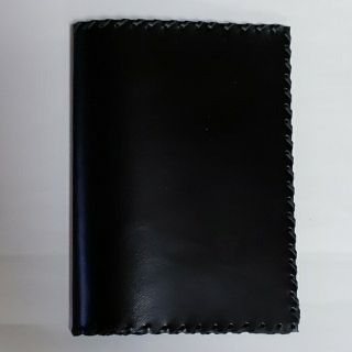 本牛革ブラック.A5.手帳カバー(手帳)