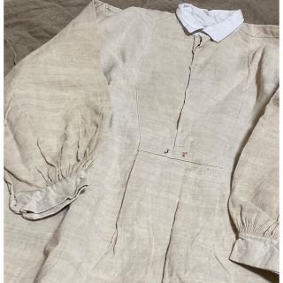 フォーティーファイブアールピーエム(45rpm)の【1900s FRANCE】Homespun Linen Smock(シャツ/ブラウス(長袖/七分))