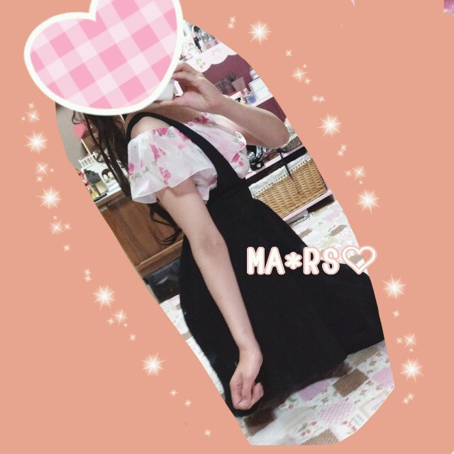 MA＊RS(マーズ)の姫ギャル♡薔薇ハートオフシャルTP♪*゜ レディースのトップス(カットソー(半袖/袖なし))の商品写真