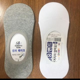 韓国製　男性用カバーソックス　2枚　XL(ソックス)