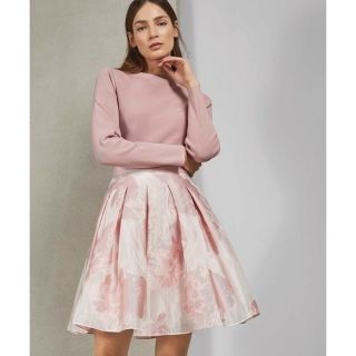 テッドベイカー(TED BAKER)のTED BAKER☆ジャガード織りスカート(ひざ丈スカート)