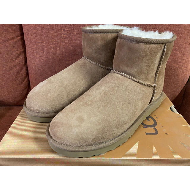 試着のみ 27cm UGG M CLASSIC MINI チェスナット ムートン