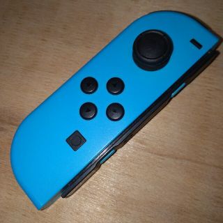 ニンテンドースイッチ(Nintendo Switch)のニンテンドースイッチ　ジョイコン左　ネオンブルー　動作良好　修理品　保証有(家庭用ゲーム機本体)