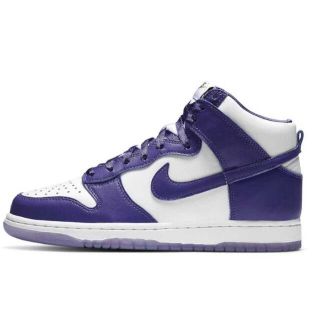 ナイキ(NIKE)のNIKE DUNK HIGH WMNS "VARSITY PURPLE"(スニーカー)