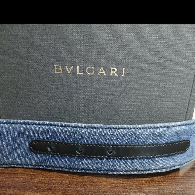 BVLGARI(ブルガリ)の【閻王様専用】BVLGARI ネイビーベルト メンズのファッション小物(ベルト)の商品写真