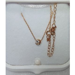 スタージュエリー(STAR JEWELRY)の1/14まで！スタージュエリー ムーン K18 ダイヤ ネックレス 0.14ct(ネックレス)