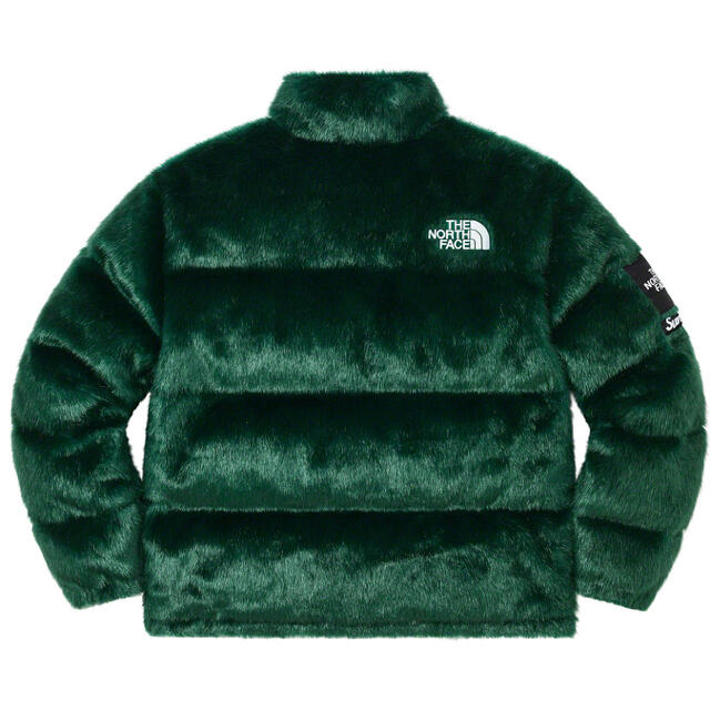 Supreme(シュプリーム)のL Supreme North Face Nuptse 緑 国内正規品 メンズのジャケット/アウター(ダウンジャケット)の商品写真