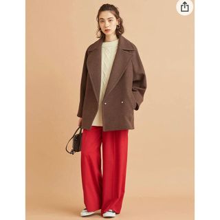 ビューティアンドユースユナイテッドアローズ(BEAUTY&YOUTH UNITED ARROWS)の【極美品】B&Y UNITED ARROWS メルトンメランジミドル丈コート(チェスターコート)