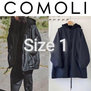 コモリ(COMOLI)のCOMOLI コットンシルクフーデッドコート 20AW 新品 1(その他)