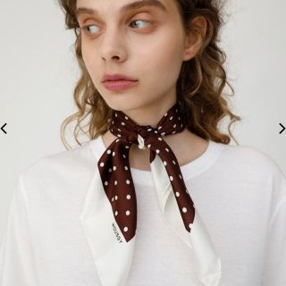 マウジー(moussy)の【新品】moussy シルクスカーフ(バンダナ/スカーフ)