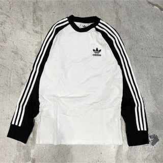 アディダス(adidas)の定番 アディダス スリー ストライプス ロングスリーブ Tシャツ S(Tシャツ/カットソー(七分/長袖))