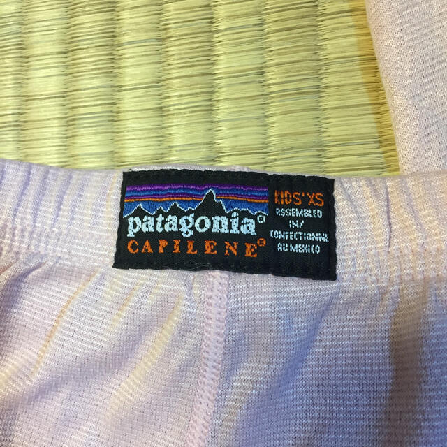 patagonia(パタゴニア)のpatagonia キャプリン上下 キッズXS  キッズ/ベビー/マタニティのキッズ服女の子用(90cm~)(下着)の商品写真